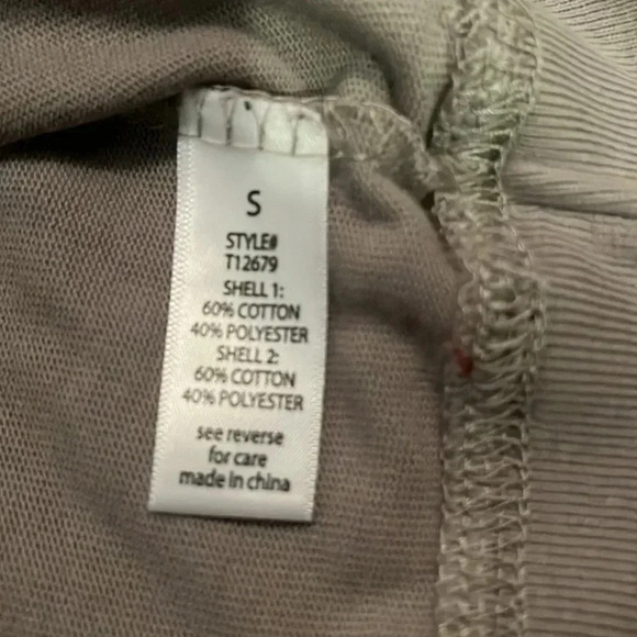 NWOT Active USA Venice Beach Crop Sweatshirt, Olive green - Size Small - Picture 5 of 5